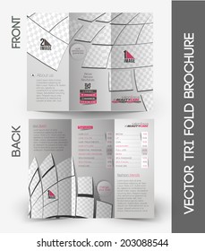 Beauty Care & Salon Tri-Fold Mock up & Brochure Design