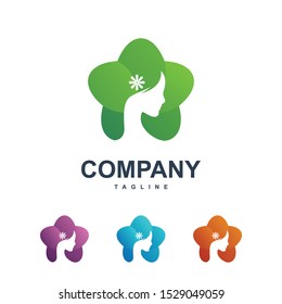 Beauty care and spa logo vector