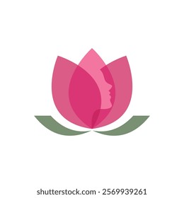 Beauty care , beauty women face logo icon design editable stroke