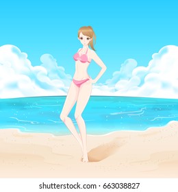 水着女性海日本人stock Illustrations Images Vectors Shutterstock