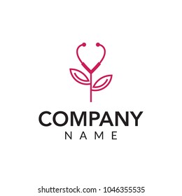 Beauty clinic vector logo icon illustration
