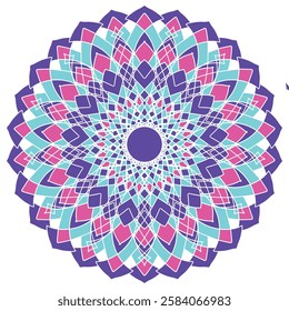 the beauty of colored mandala images for any purpose