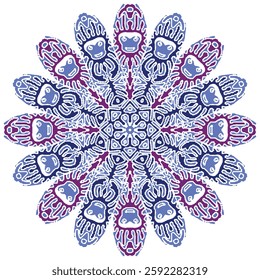 the beauty of colored mandala images for any purpose