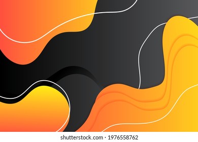 beauty of colorful geometric background. Composition of fluid geometric shapes. perfect for cover designs, books, posters, magazines, banners, and more