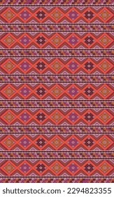 Beauty colorful geometric details vintage art native local style. For you download modify new artwork.