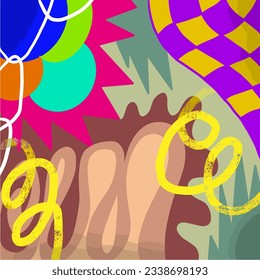beauty colors and circle element