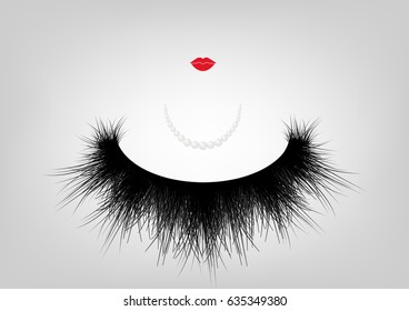 Beauty Concept, beauty salon, jewellery , woman Silhouette, Vector illustration