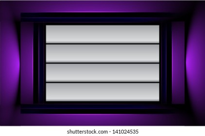 beauty concept stylish banners with purple frame. modern design template with trendy romantic colors. soft retro colors background