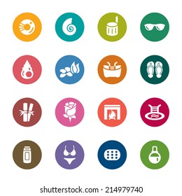 Beauty and Cosmetic Color Icons