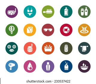 Beauty and Cosmetic Color Icons