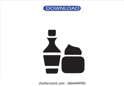 beauty cosmetic icon or logo isolated sign symbol vector illustration - high quality black style vector icons.