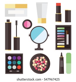 Beauty cosmetic icons