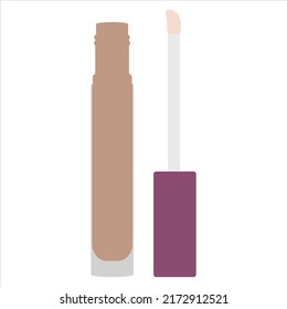 Beauty cosmetic make up vector shape