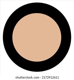 Beauty cosmetic make up vector shape