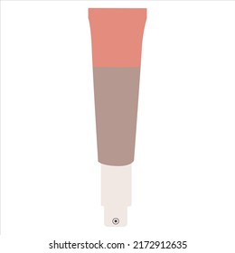 Beauty cosmetic make up vector shape