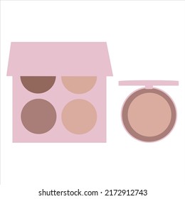 Belleza cosmética maqueta vectorial