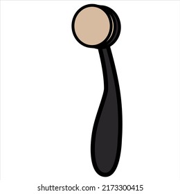 Beauty cosmetic make up vector shape