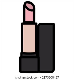 Beauty cosmetic make up vector shape