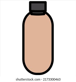 Beauty cosmetic make up vector shape
