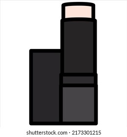 Beauty cosmetic make up vector shape
