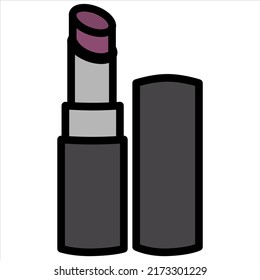 Beauty cosmetic make up vector shape