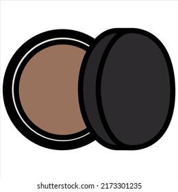Beauty cosmetic make up vector shape