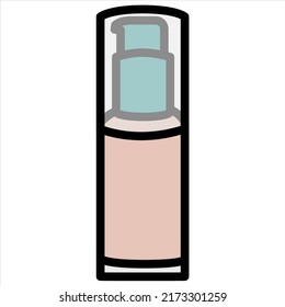 Beauty cosmetic make up vector shape