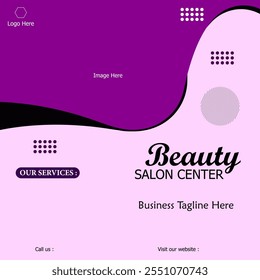 Beauty cosmetic social media post and banner design. For  promotion banner. Square vector background.