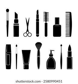 Beauty and cosmetic tools for branding and marketing.