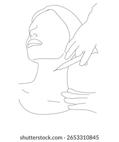 Beauty, cosmetology, anti-aging concept. Female rejuvenating mesotherapy.