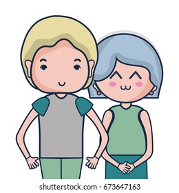 beauty couple together with hairstyle design