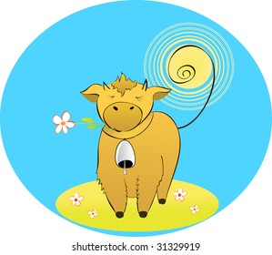 Beauty cow.