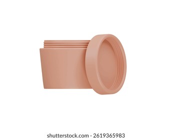 beauty cream icon 3d illustration render