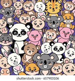 beauty cute animal background design