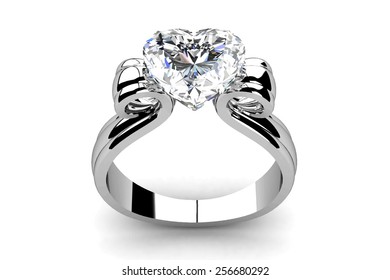 The beauty diamond ring.Vector illustration.