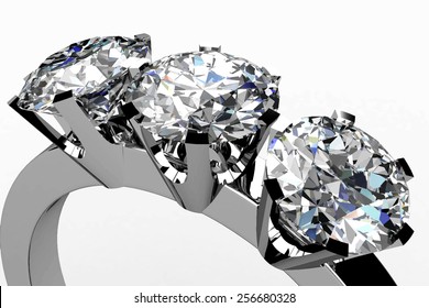 The beauty diamond ring.Vector illustration.