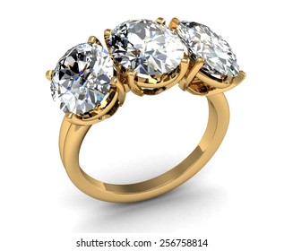 The beauty diamond ring.Vector illustration.