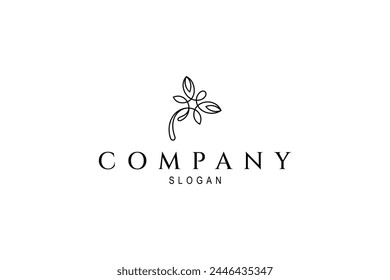 Beauty dragon fly or butterfly logo design