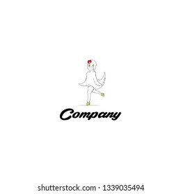 Beauty Duck Vector Creative Logo Design