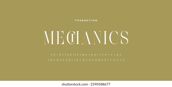 Beauty elegant font alphabet logo. Typography beautiful fashion luxury classic letters serif italic fonts decorative wedding vintage flower logos. vector illustration