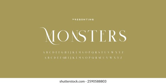 Beauty elegant font alphabet logo. Typography beautiful fashion luxury classic letters serif italic fonts decorative wedding vintage flower logos. vector illustration