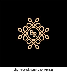 Beauty Elegant Mandala Ornament Pattern Line Art logo designs for spa, botique, healthcare 