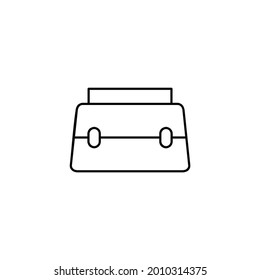 Beauty Element Hand Bag outline Icon