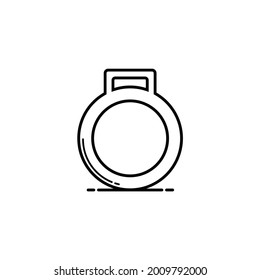 Beauty Elements Powder outline Icon