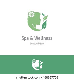 Beauty for everyone.Set icons for spa, beauty salon, cosmetician, shop, yoga class, hotel and resort