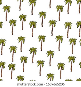beauty and exotic pattern of happy palm