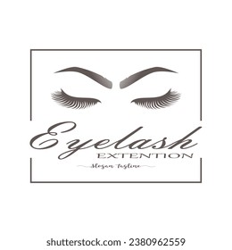 SCHAUTY EYELASH ERWEITERUNG DESIGN VEKTORLOGIE