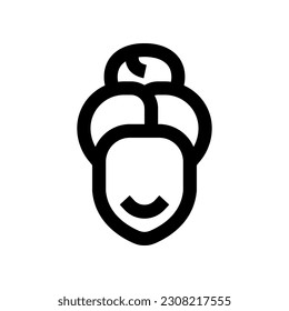 beauty face icon for your website design, logo, app, UI.