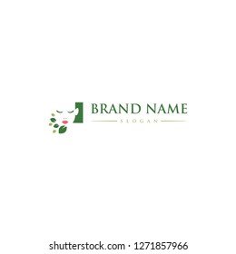 Beauty Face Leaf Nature Creative Abstract Business Logo
