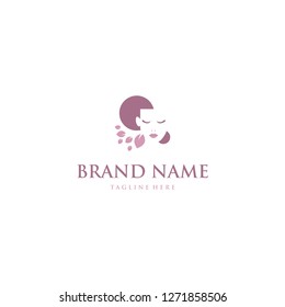 Beauty Face Leaf Nature Creative Abstract Business Logo